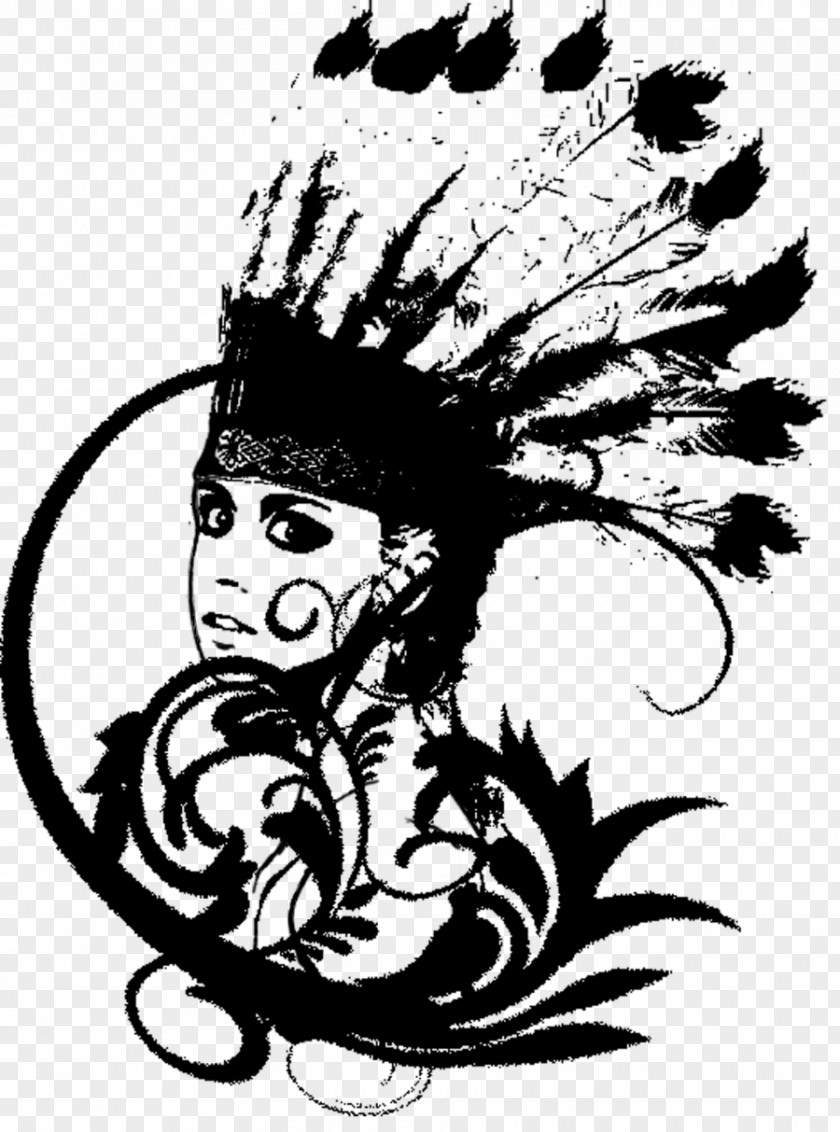American Indian Drawing Visual Arts Silhouette Clip Art PNG