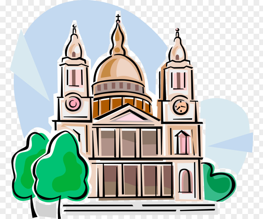 Cathedral St. Basil's Paul's Clip Art Vector Graphics PNG