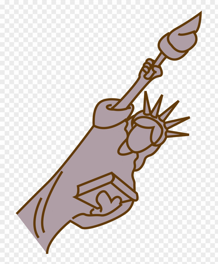 Creative Cartoon Statue Of Liberty PNG