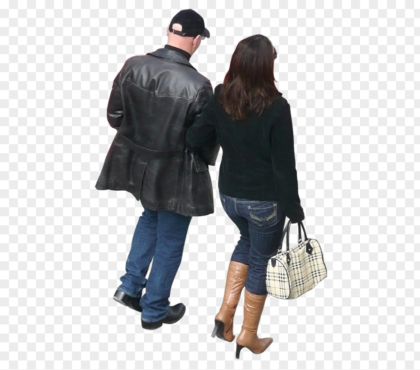 Creative Couple Share-alike Leather Jacket Commons License Walking PNG