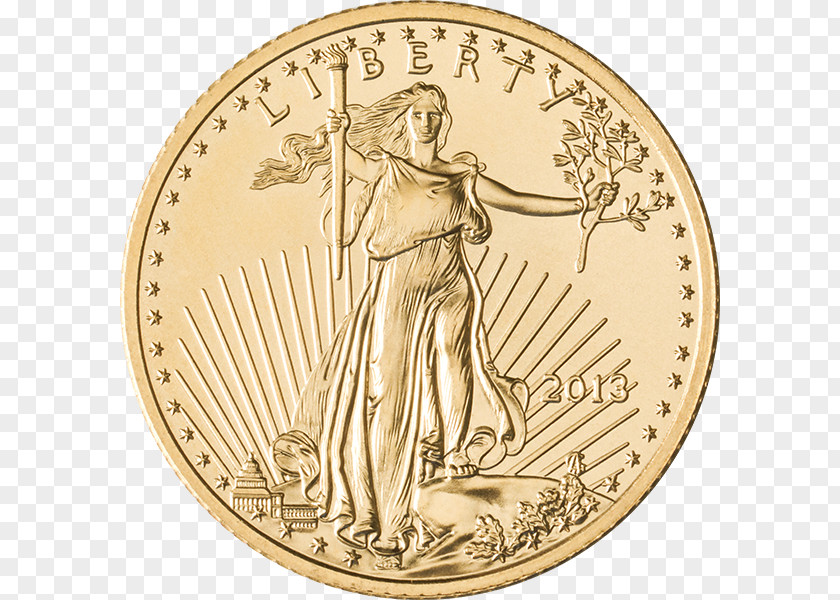 Holding Gold Coins United States Mint American Eagle Coin Bullion PNG