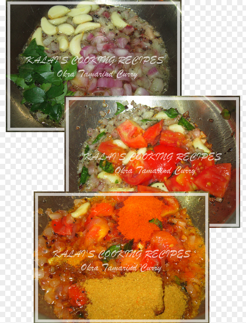 Okra Vegetarian Cuisine Asian Dish Food Garnish PNG
