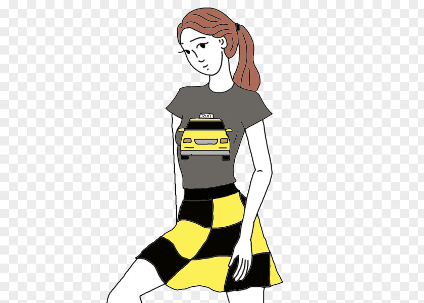 Taxi Woman Illustration Clip Art Female PNG