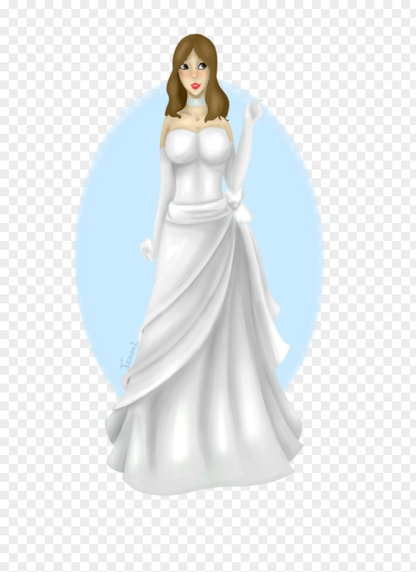 Wedding Dress Gown Character Bride Fiction PNG