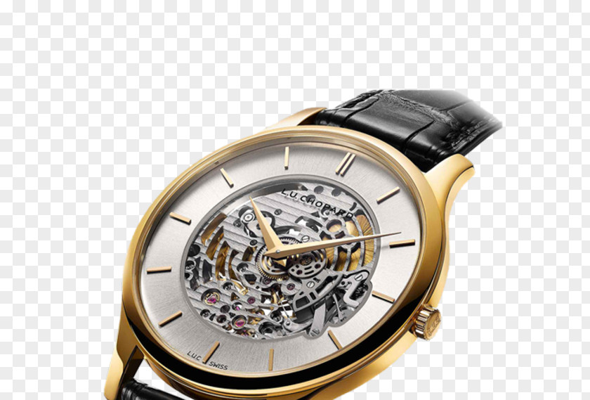 Chopard Skeleton Watch Luxury Strap PNG