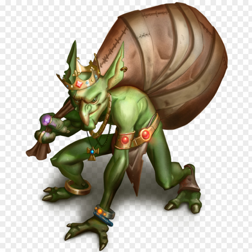 Green Goblin Bugbear Legendary Creature PNG