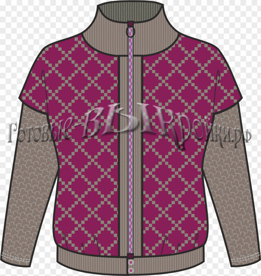 Jacket Sleeve Tartan Outerwear Sweater PNG