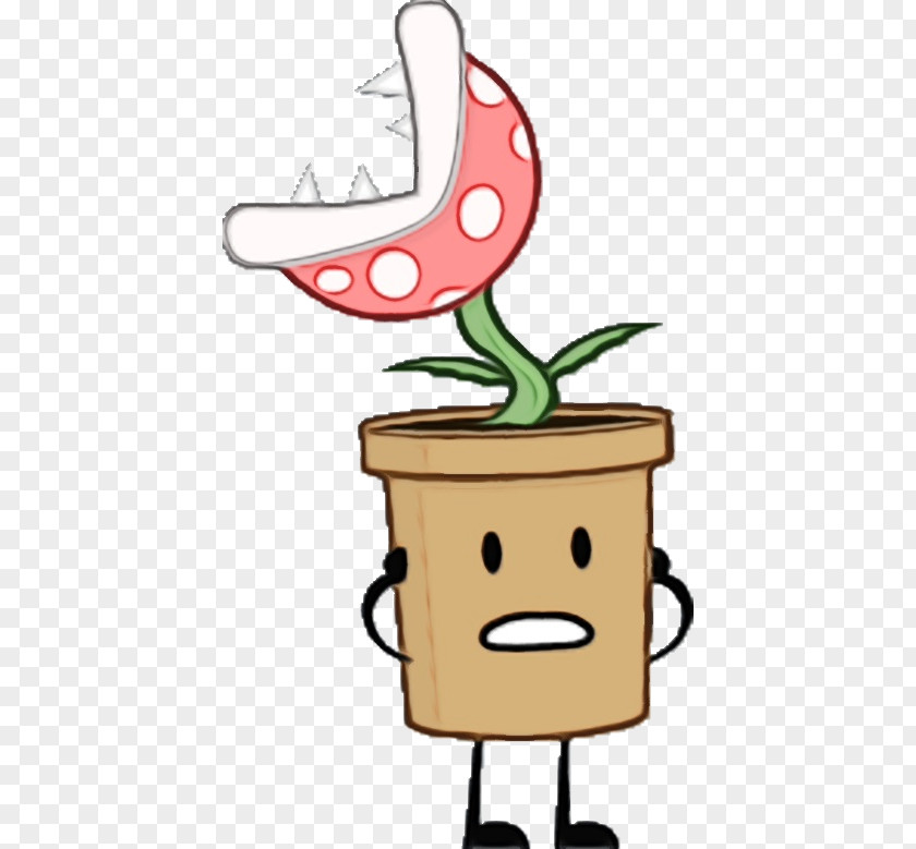 Line Art Smile Piranha Plant Petey Plants Design PNG