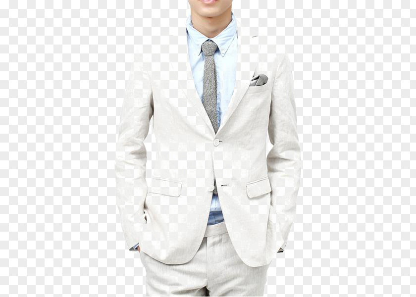 Men's Suit Blazer Lapel Business Casual PNG