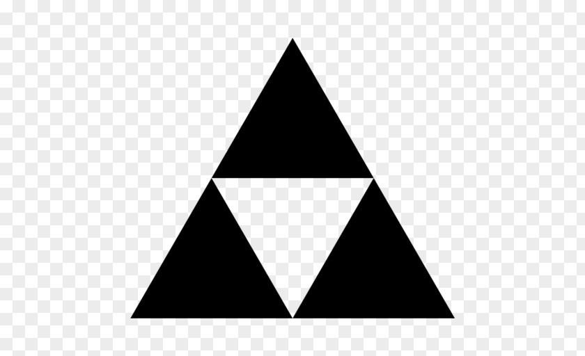 The Legend Of Zelda: Tri Force Heroes Four Swords Adventures Triforce Logo Decal PNG