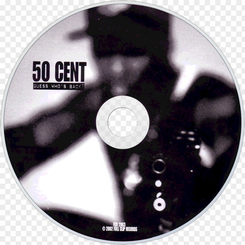 50 Cent Compact Disc Guess Who's Back? Is The Future Album Get Rich Or Die Tryin' PNG