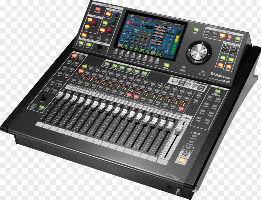 Audio Mixers Digital Mixing Console Roland M-300 Corporation PNG