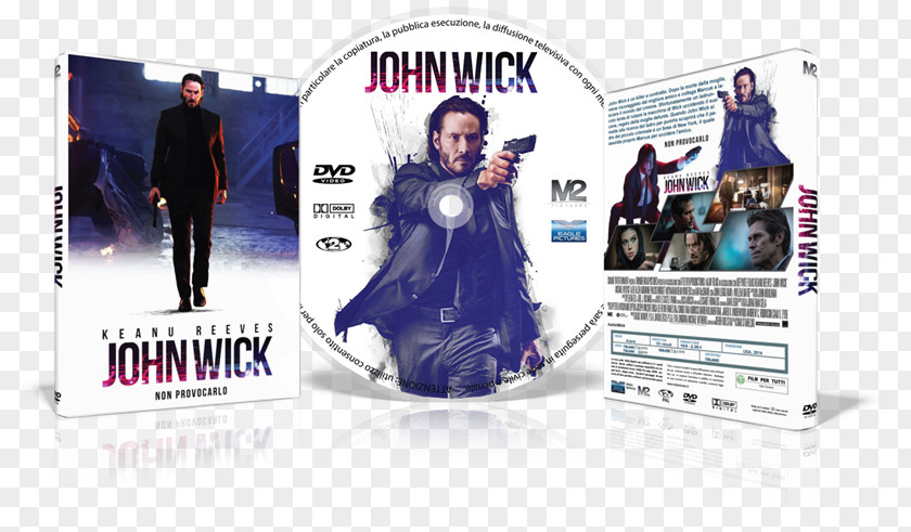 John Wick Advertising Poster DVD PNG