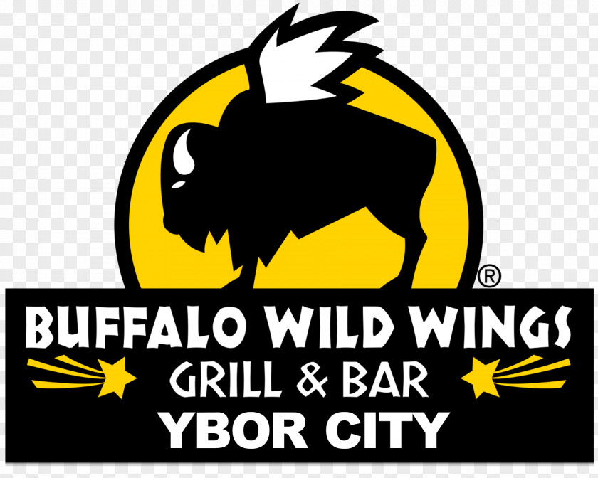 Buffalo Wings Logo Ybor City Graphic Design Clip Art Font PNG