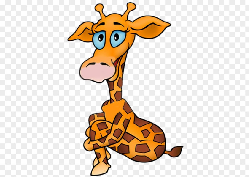 Cartoon Giraffe Clipart West African Clip Art PNG