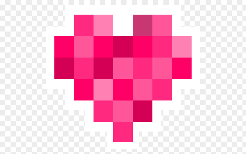 Pixel 2 Sticker Redbubble Heart PNG