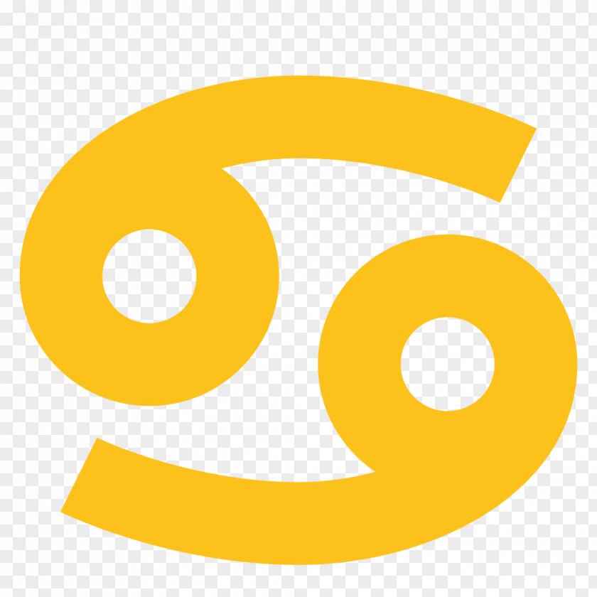 Cancer Emoji Symbol Zodiac Astrology PNG