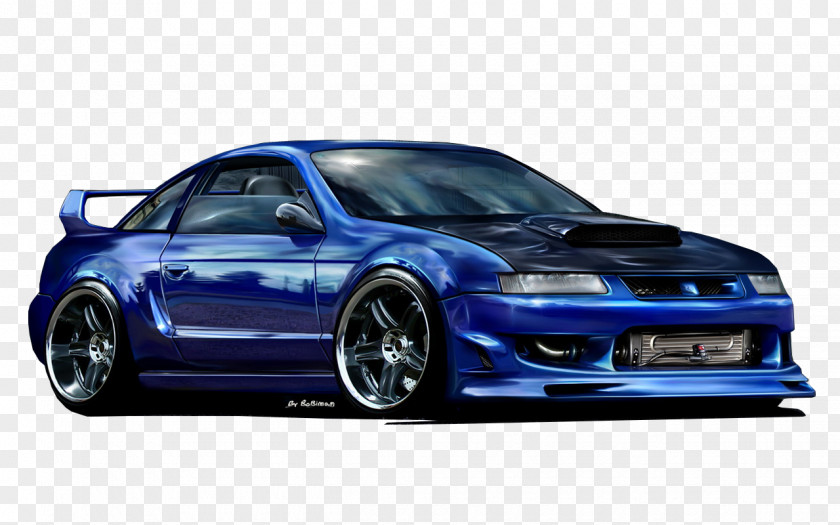 Navy Blue Sports Car Vauxhall Motors Opel Calibra GTC PNG