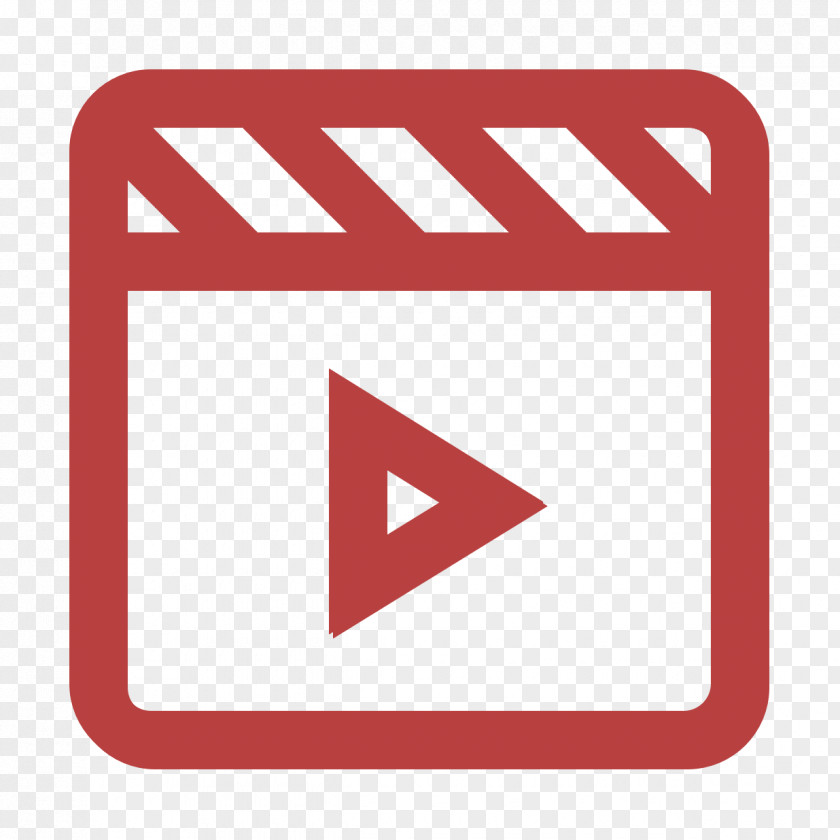 Cinema Icon Video Clapperboard PNG
