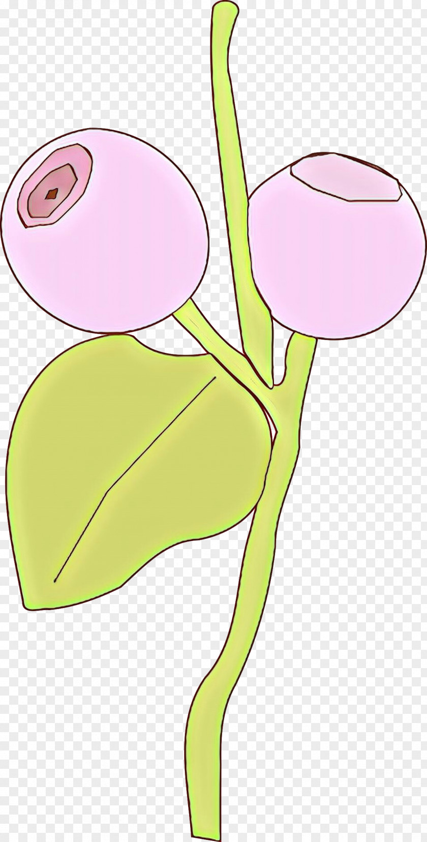 Cartoon Flower Pink Plant Stem PNG