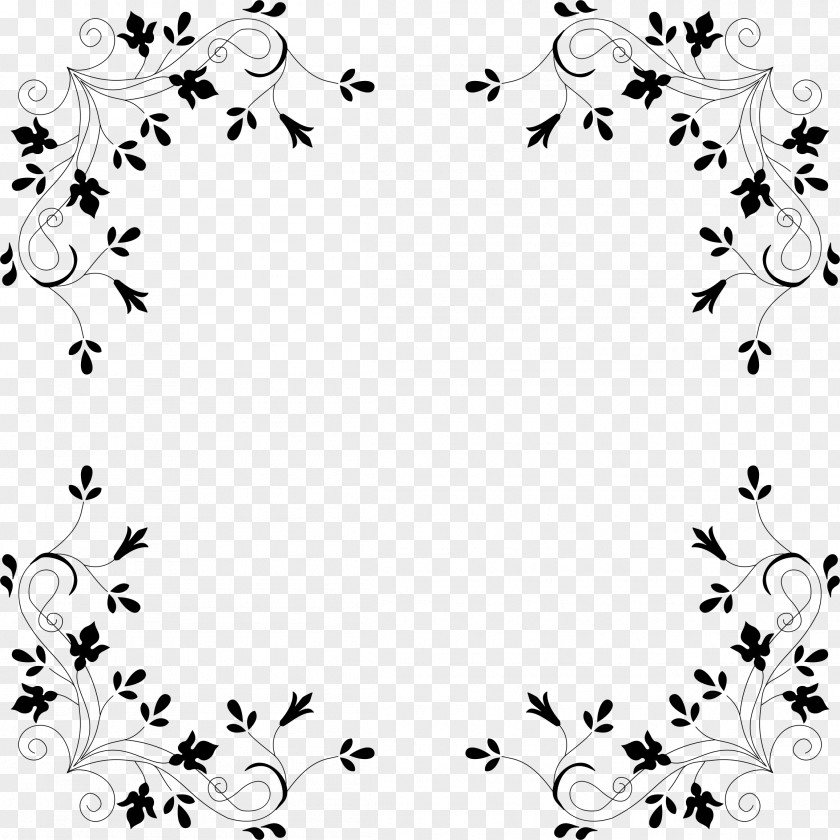 Flower Border Floral Design Clip Art PNG