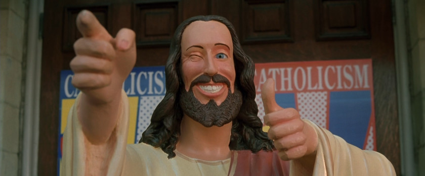 Jesus Kevin Smith Red Bank Dogma Buddy Christ PNG