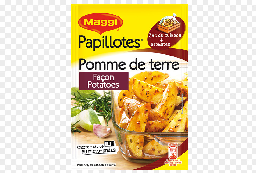Potato Vegetarian Cuisine Recipe En Papillote Maggi PNG