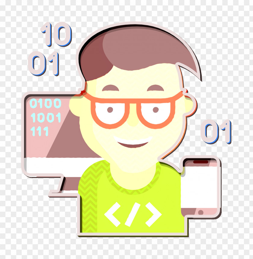 Professions And Jobs Icon Avatar Programmer PNG