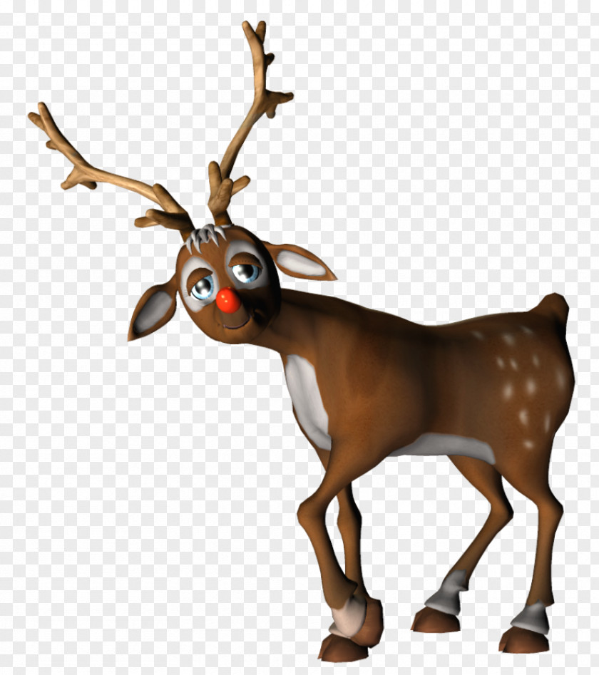 Rudolf Clipart Rudolph Reindeer Santa Claus Clip Art PNG