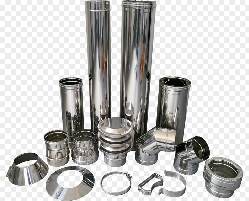 Chimney Flue Stainless Steel Pipe PNG