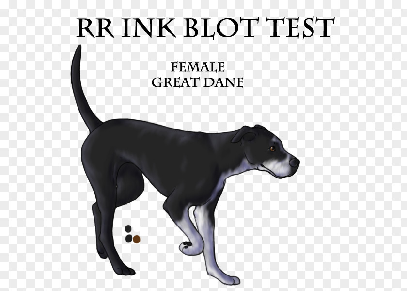 Ink Blot Lurcher Italian Greyhound Sloughi Whippet PNG