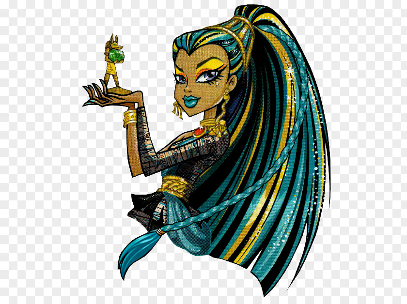 Monster High Ghoul Cleo De Nile Doll PNG