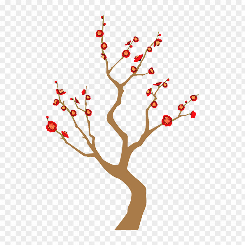 Plum Tree Winter Flower PNG