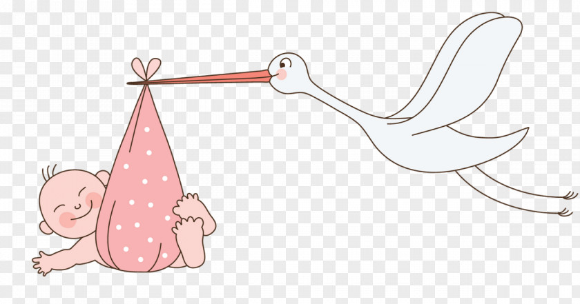 Child White Stork Infant Diaper Clip Art PNG