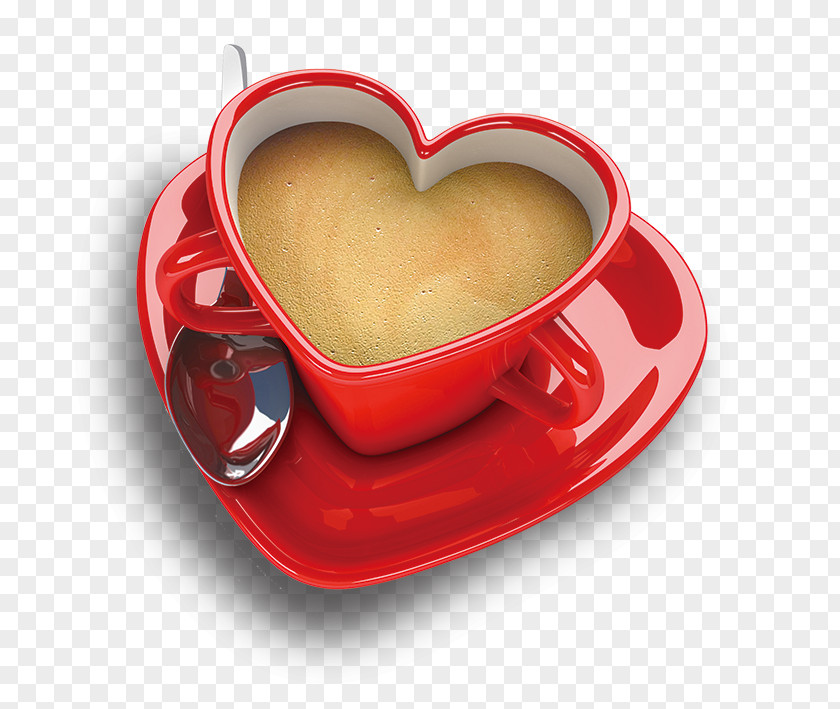 Coffee Tea Espresso Cappuccino Heart PNG