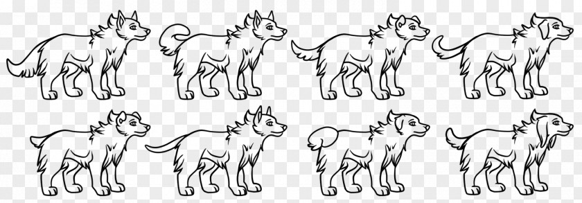 Dog Family Work Of Art Canidae Sketch PNG