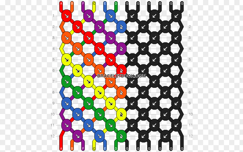 Friendship Bracelet Pattern Charm PNG