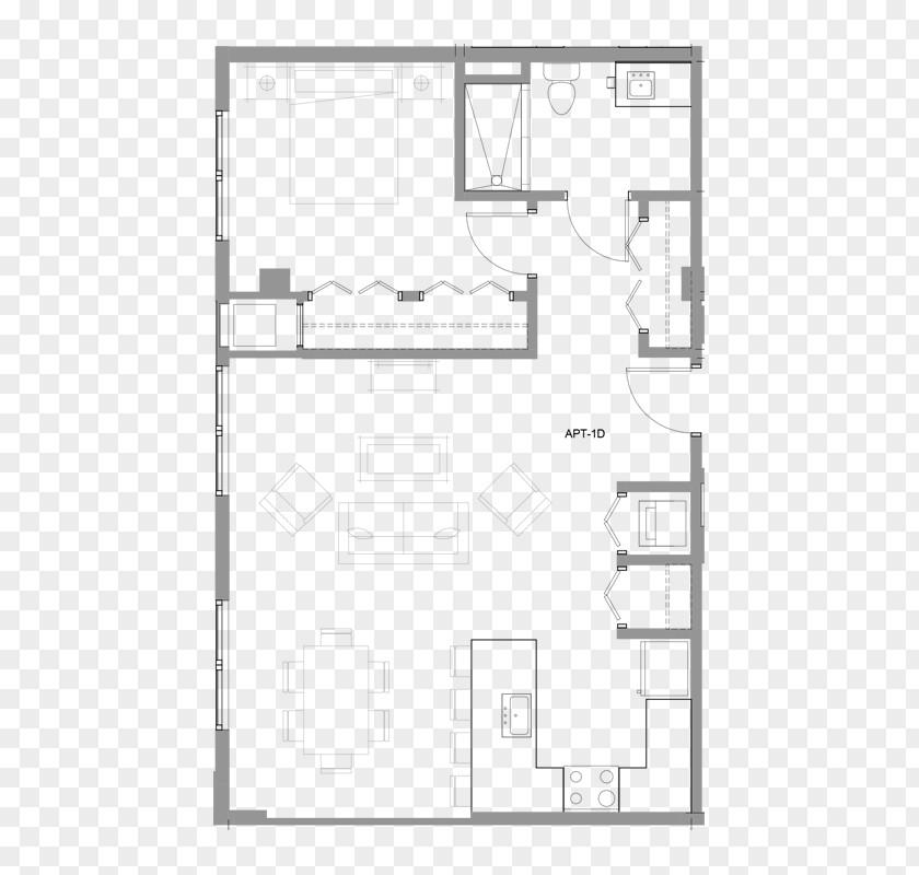 House Floor Plan Bedroom Architecture Lands End Apartments PNG