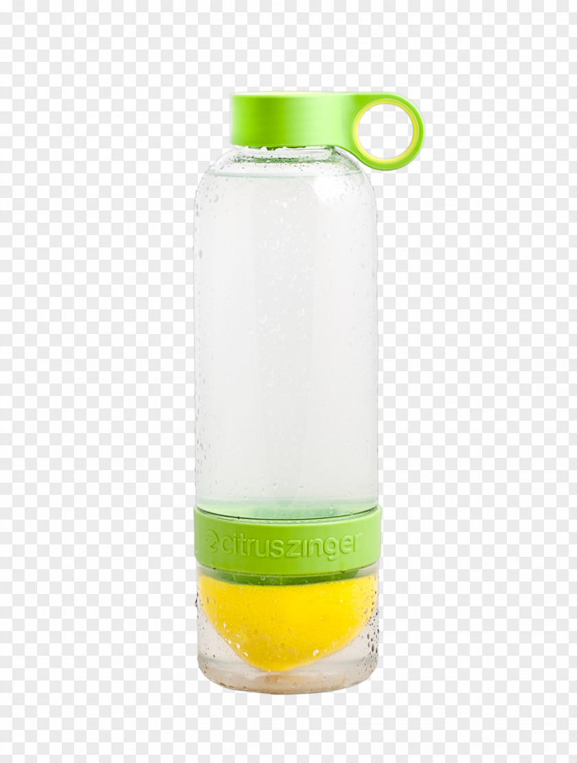 Lemon Twist Water Bottles Plastic Bottle Canteen PNG