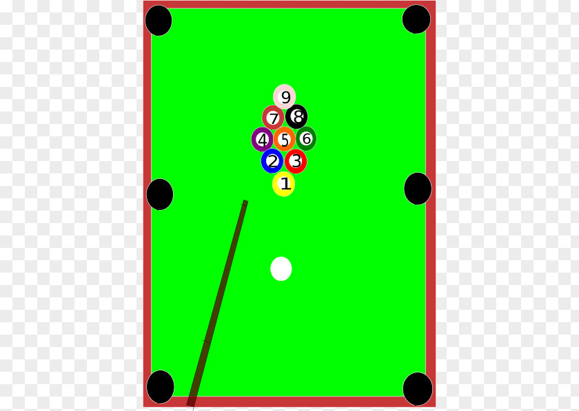 Pool Table Art Clip PNG