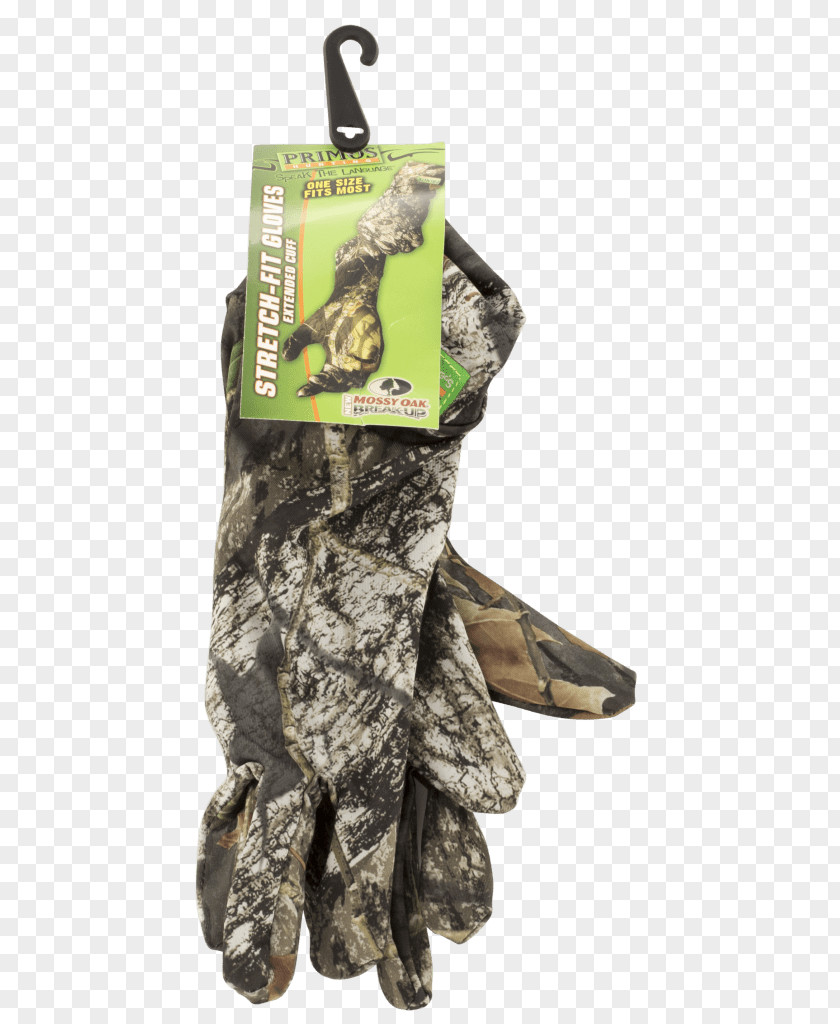 Primos Hunting Calls Glove Mossy Oak Camouflage Cuff Cotton PNG