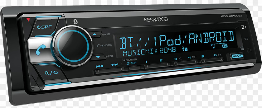 Radio Vehicle Audio Kenwood Corporation Receiver Automotive Head Unit PNG