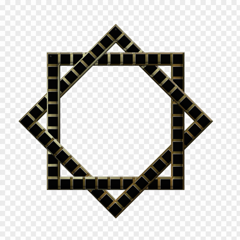 Three-dimensional Square Heptagram Star Polygon Octagram Hexagram PNG
