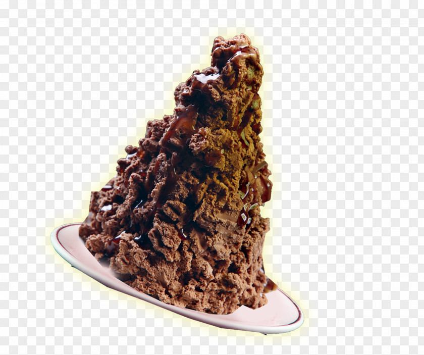 Chocolate Ice Cream Brownie PNG