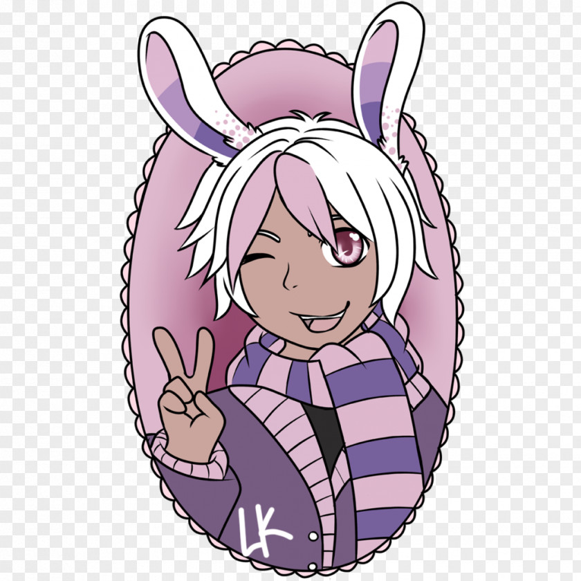 Horse Easter Bunny Pink M Clip Art PNG