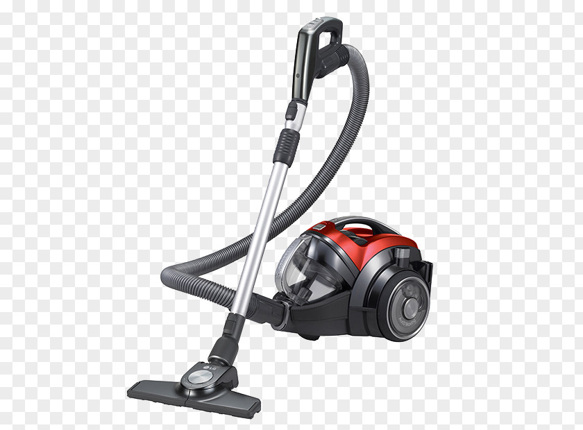 LG Horizontal Red Vacuum Cleaner Corp Cordless Cleanliness PNG