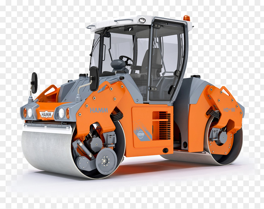 Road Roller Compactor Hamm AG Asphalt Concrete PNG