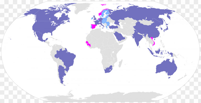 World Map G20 United States PNG