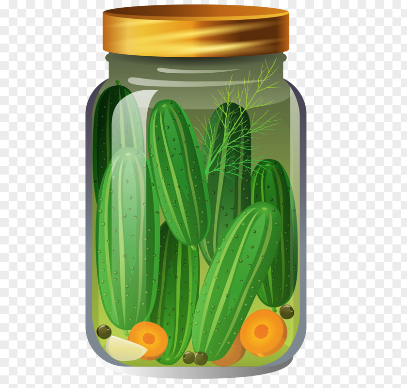 Jar Pickled Cucumber Pickling Food Clip Art PNG