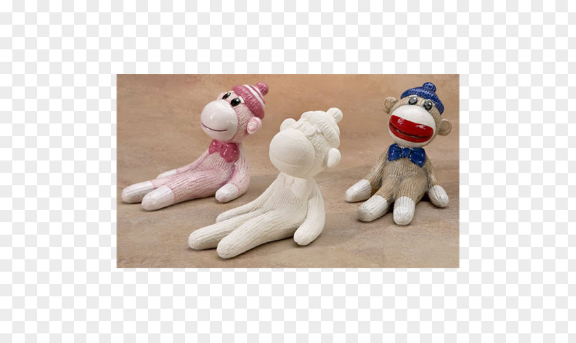 Monkey Sock Ceramic Pottery Stuffed Animals & Cuddly Toys PNG
